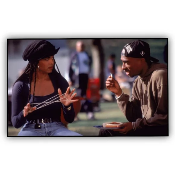 🆕️🆑️ FASHION NOVA GRAPHIC TEE | Retro Poetic Justice with 2 Pac Images White - Picture 5 of 10